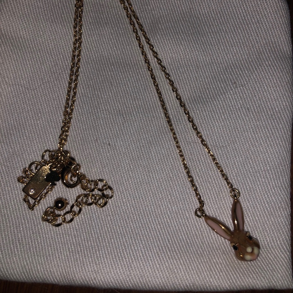 Kate Spade bunny necklace